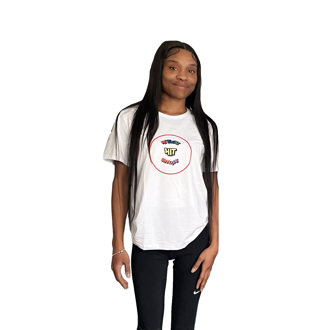 MY BLUNT HIT DIFFERENT colored logo Monie 426 t-shirt - HOG 3.5, LLC