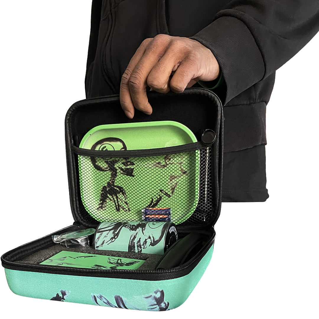 MY BLUNT HIT DIFFERENT green bag Stoneckold smoke kit - HOG 3.5, LLC