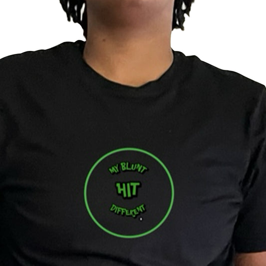 MY BLUNT HIT DIFFERENT black Tree King 105 t-shirt - HOG 3.5, LLC
