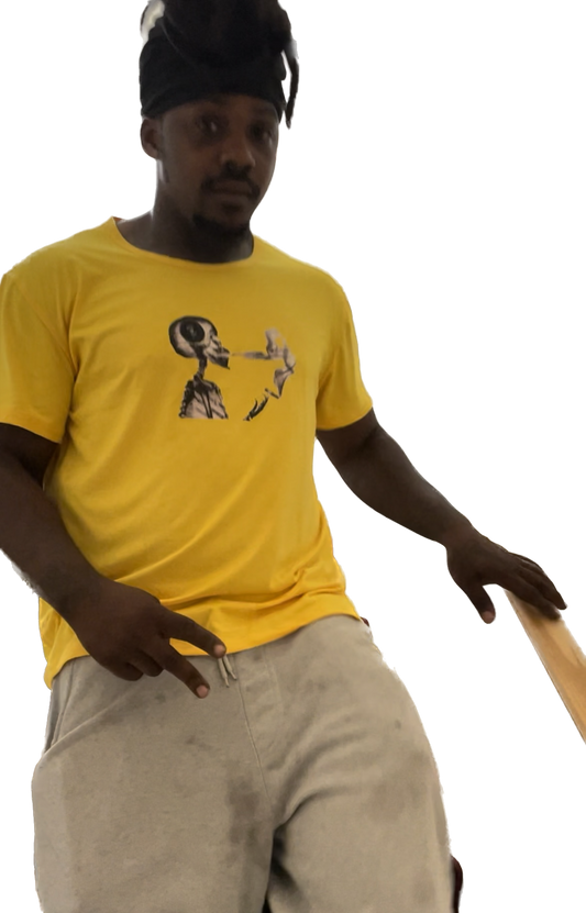 MY BLUNT HIT DIFFERENT yellow Stringer t-shirt - HOG 3.5, LLC